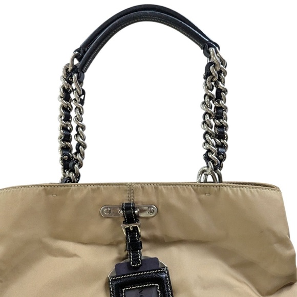 PRADA —Tessuto chain shoulder bag - Picture 7 of 15